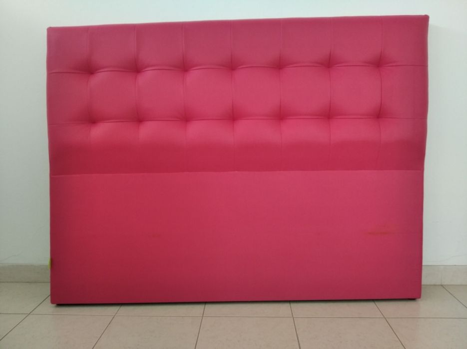 Cabeceira semi nova rosa