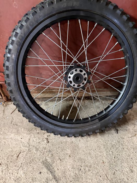 Koło tył Talaria + 80/100 opona off-road.