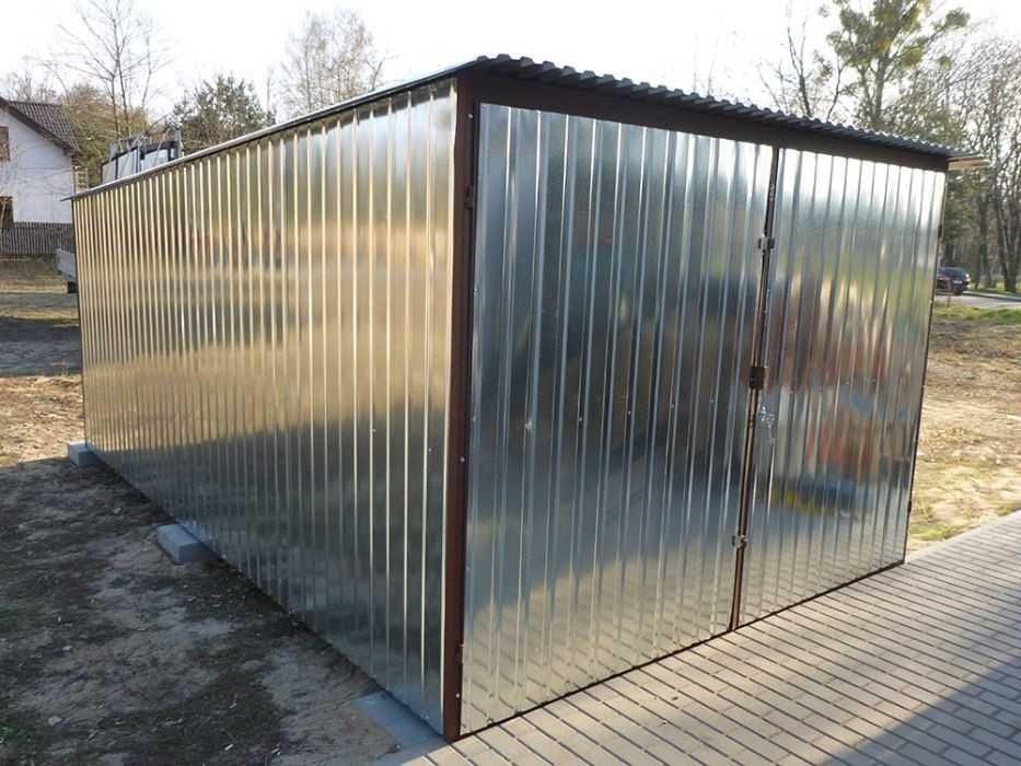 Garaż blaszany na budowę Blaszak Garaże blaszane Blaszaki PRODUCENT