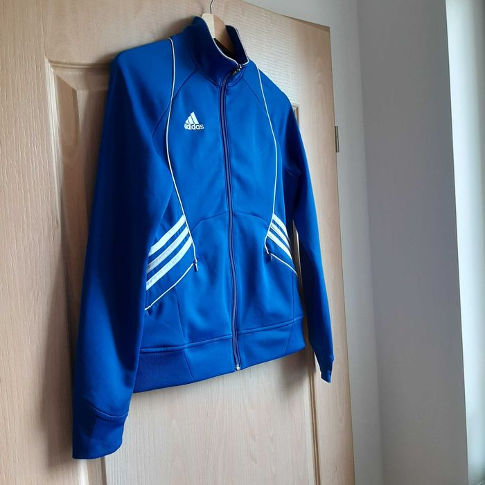 Adidas - damska niebieska bluza, rozm. 36