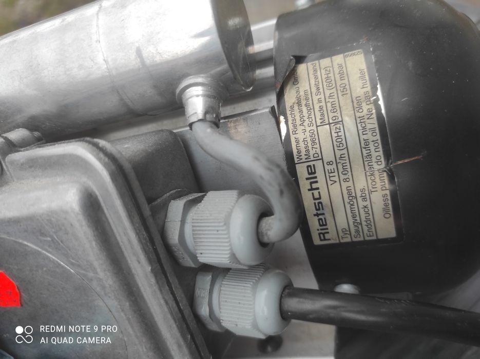 Вакуумний насос  RIETSCHLE V-VTE8
Elmo Rietschle
E