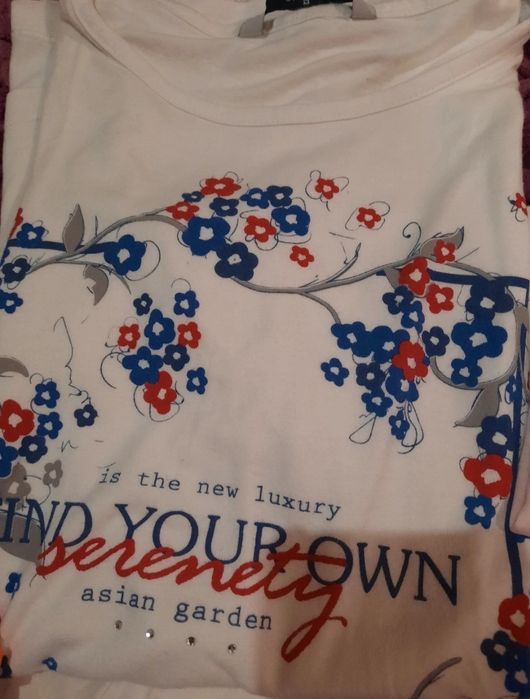 Sete t-shirts = 7,00€. A idade mais aproximada é 13 anos