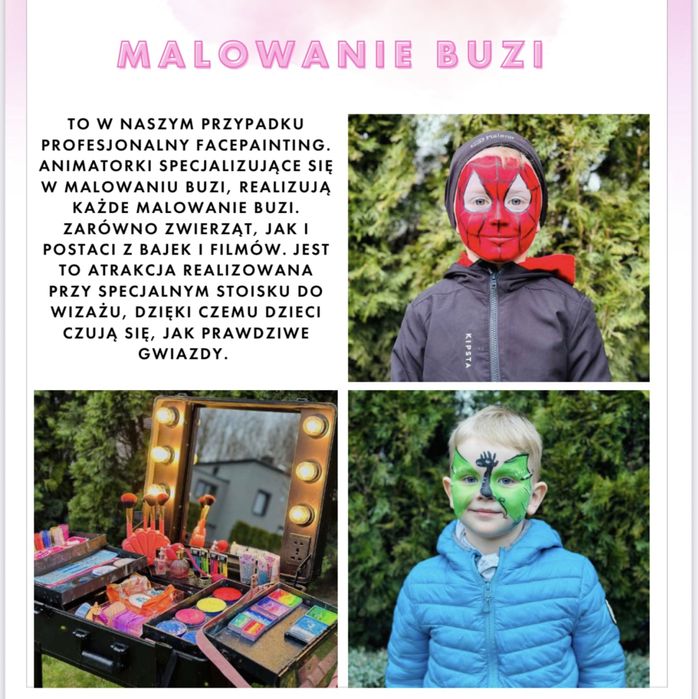 Animacje dla dzieci - Dejzi Klub Urodziny/Komunie/Bale/Wesele/Festyny