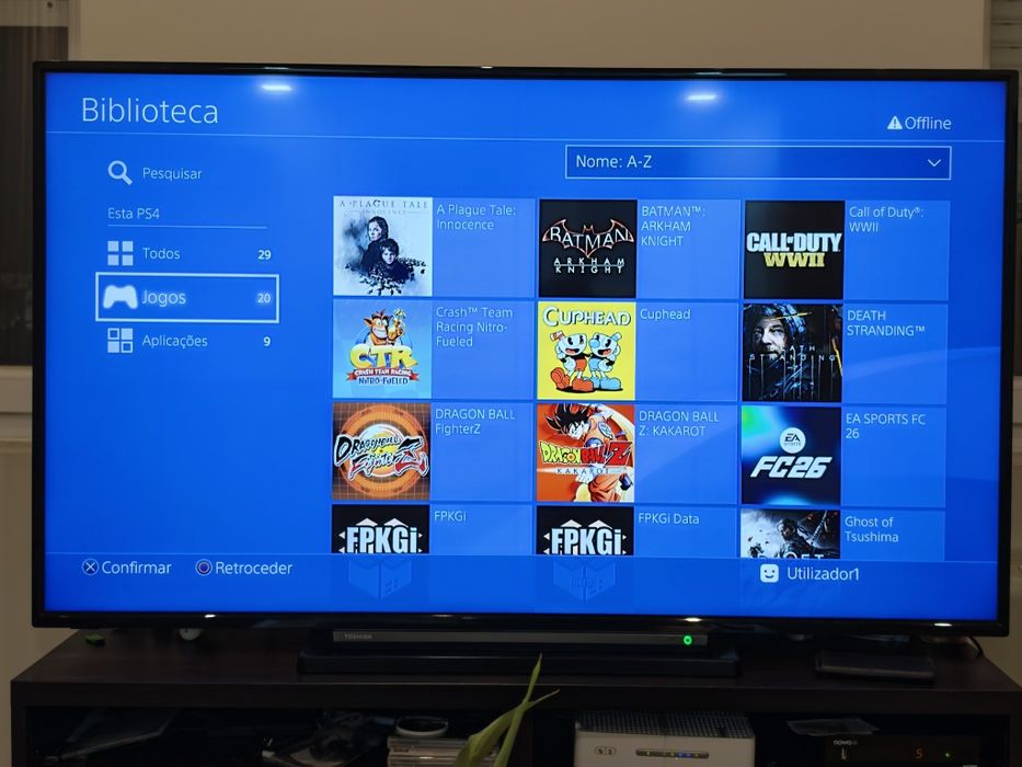 PlayStation 4 Pro Branca Desbloqueada HEN 12.52C/Comando