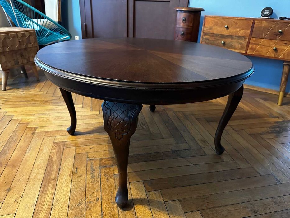 Stolik kawowy lite drewno