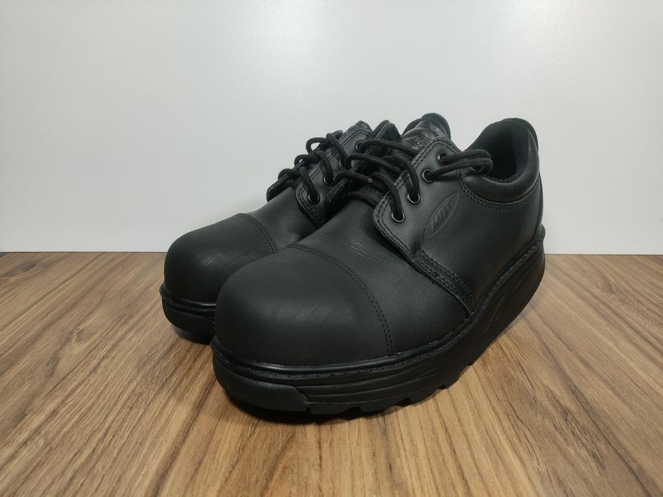 Buty Mbt skórzane korygujące zdrowotne czarne r. 39 25,7cm