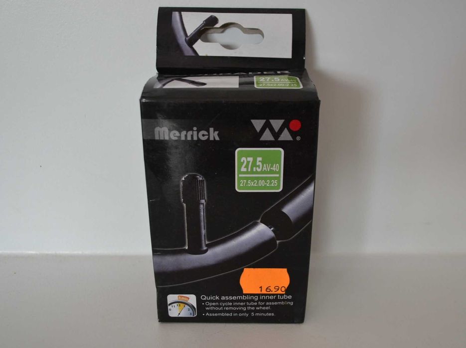 Dętka Merrick bez ściągania koła - snake - rozmiar 27,5'' AV i FV