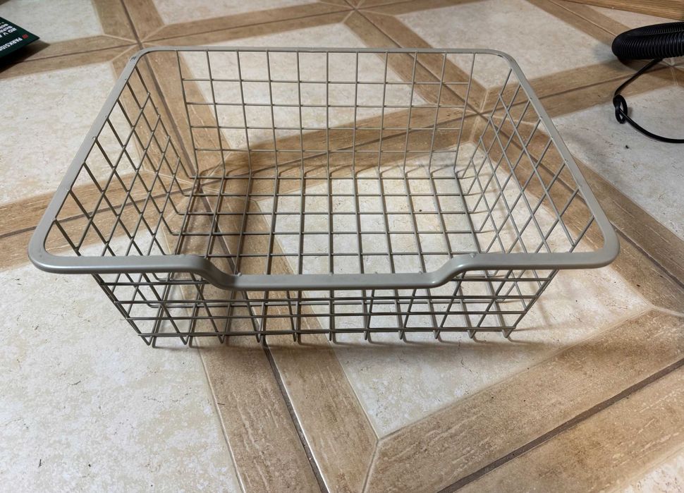 Ikea 2 kosze beż druciane do szafy PAX