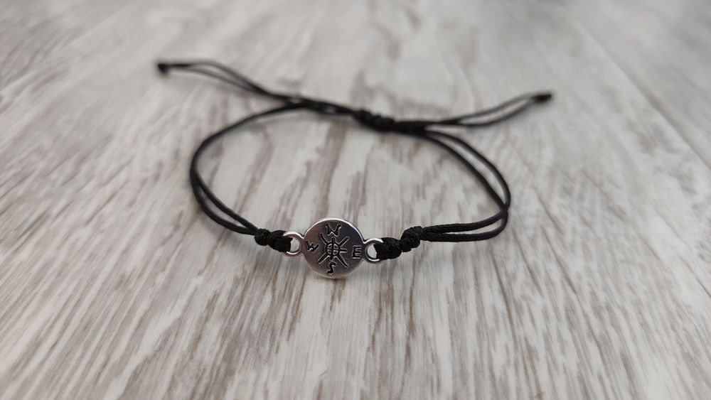 Bransoletka róża wiatrów (kompas)