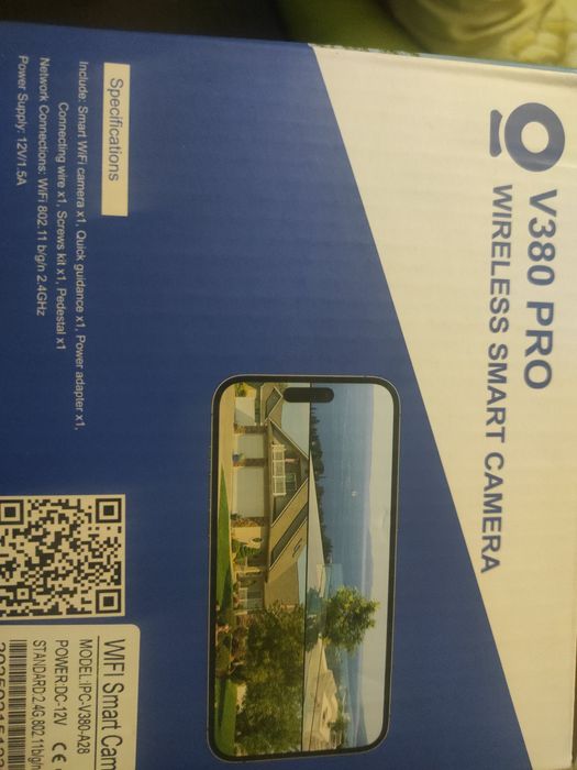 Уличная камера видеонаблюдения с Wi fi V380 pro