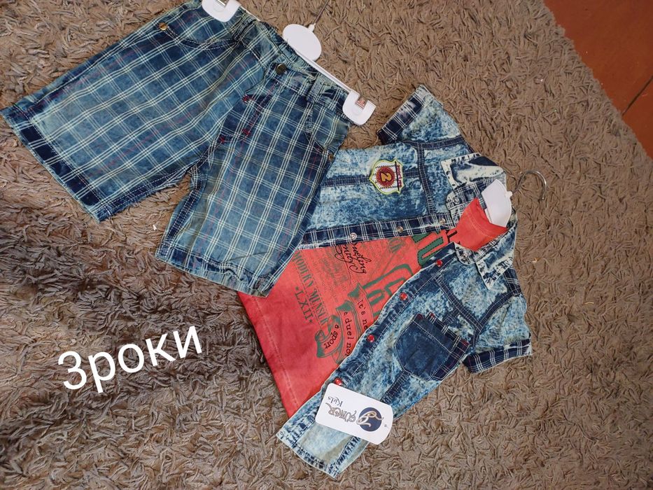 лот одягу Футболки і шорти  Реглани.Кофти для хлопчика 104-110