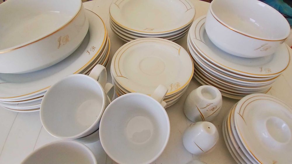 Hutschenreuther - Serviço porcelana alemã 37 peças