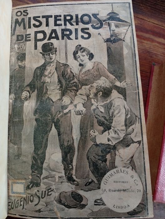 Livro Antigo "Os Misterios de Paris" - Eugenio Sue