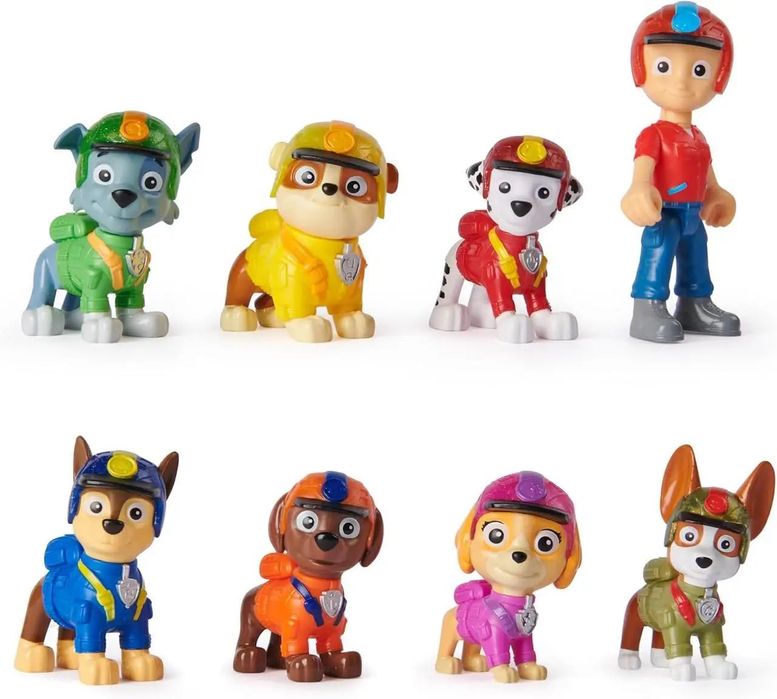 Щенячий патруль набор 8 щенков Paw Patrol Jungle Pups Action Figures