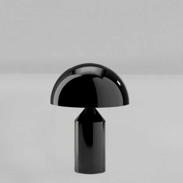 Candeeiro de mesa ATOLLO D.38CM Preto da Oluce (Original e Novo)