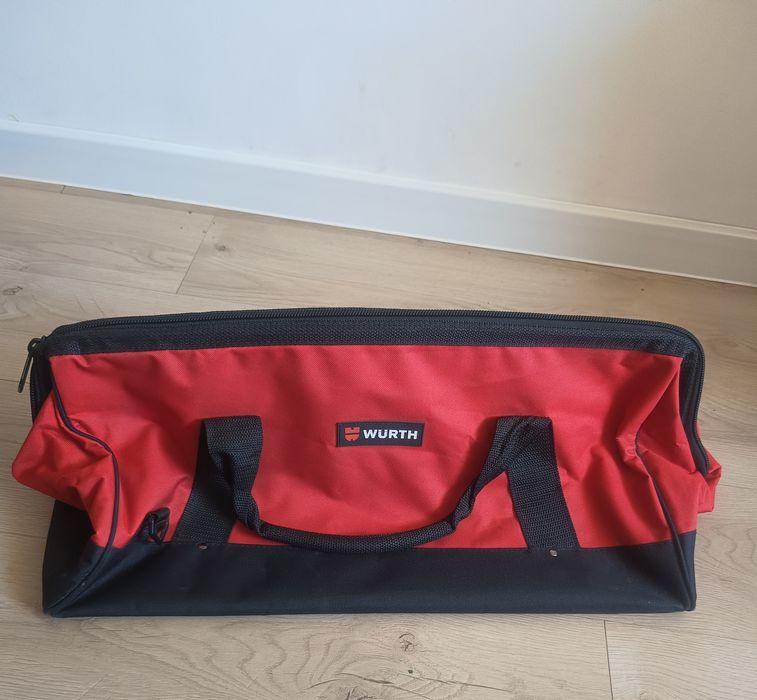 Rozsuwana torba na narzędzia Wurth czerwona