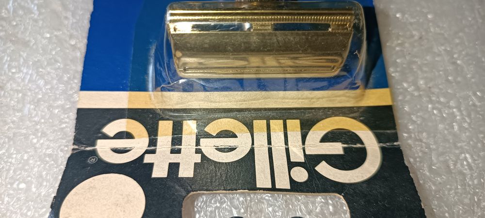 Raríssima e Antiga Gillette Selada Anos 70 produzida na Inglaterra