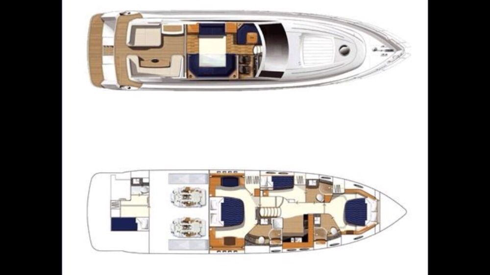 Яхта Princess V65