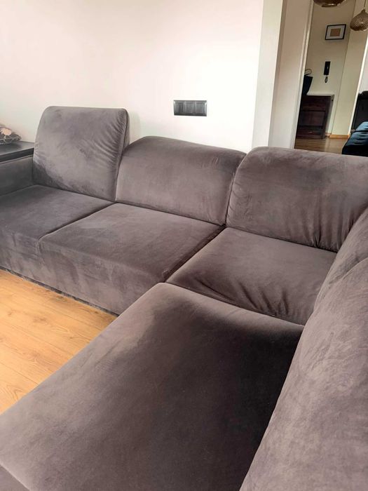 Narożnik z funkcją spania Velvet