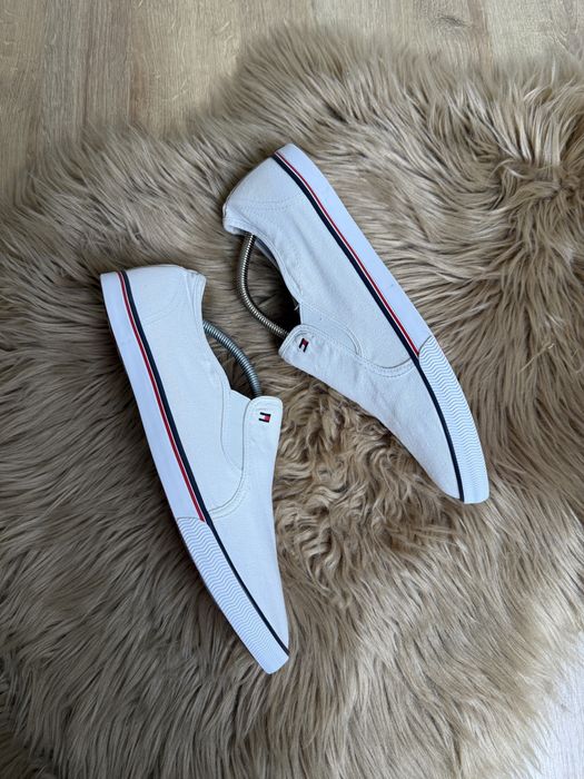 Oryginalne wsuwane espadryle naturalne Tommy Hilfiger