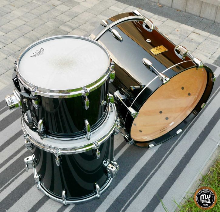 ‼️ Perkusja Pearl Masters Custom MMX 18”, 12", 14" Piano Black ‼️