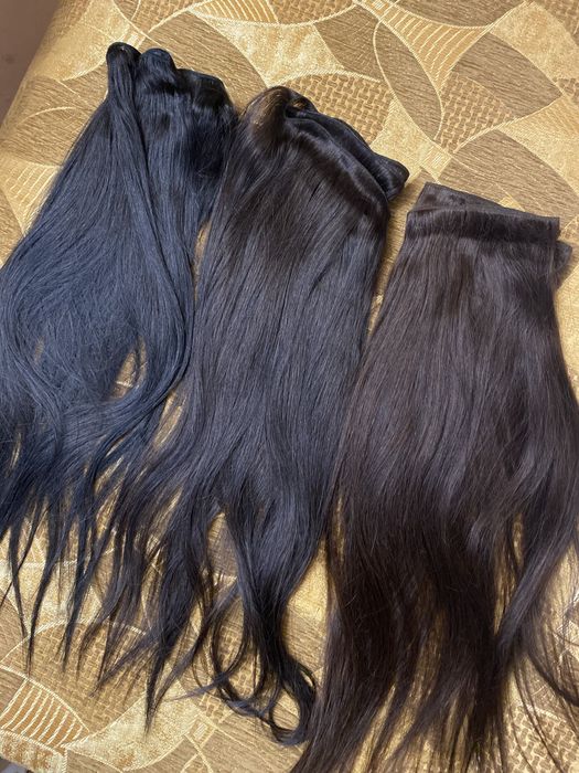 волосся натуральні тресси на заколках