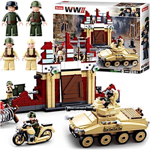 Klocki Transporter Czołg PUMA+ Bunkier