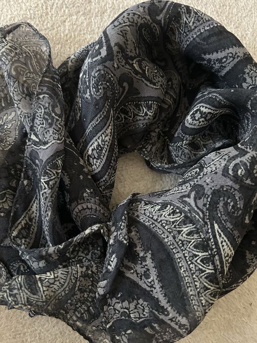Gawroszka apaszka etno szaro szara grey
