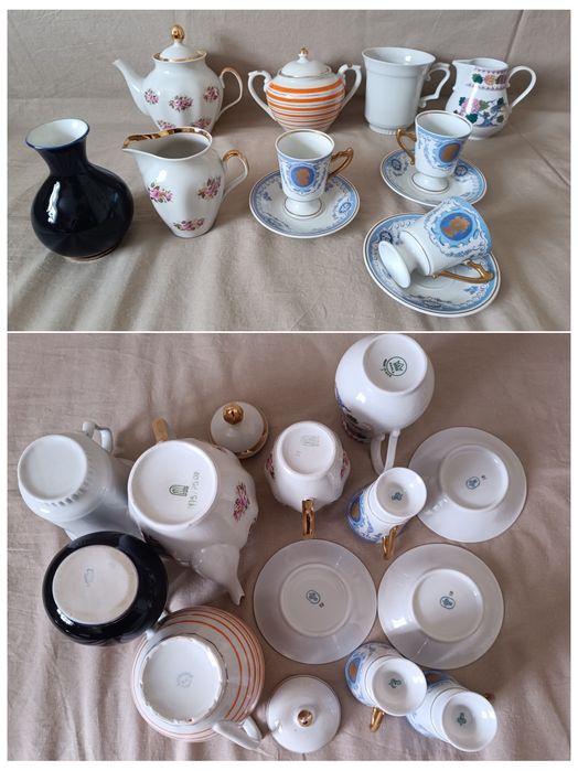 Чайный сервиз фарфоровый