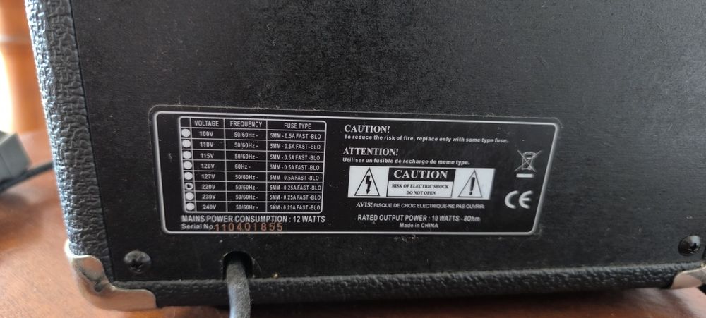 Vendo amplificador guitarra