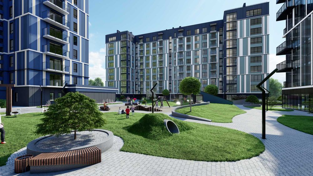 Є-ОСЕЛЯ. 1к квартира 41 кв.м. від 8379грн/міс. ЖК "ЯDRO"