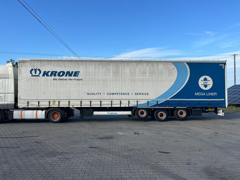 Krone  *Naczepa firanka KRONE MEGA * 2 OSIE PODNOSZONE*FULL opcja