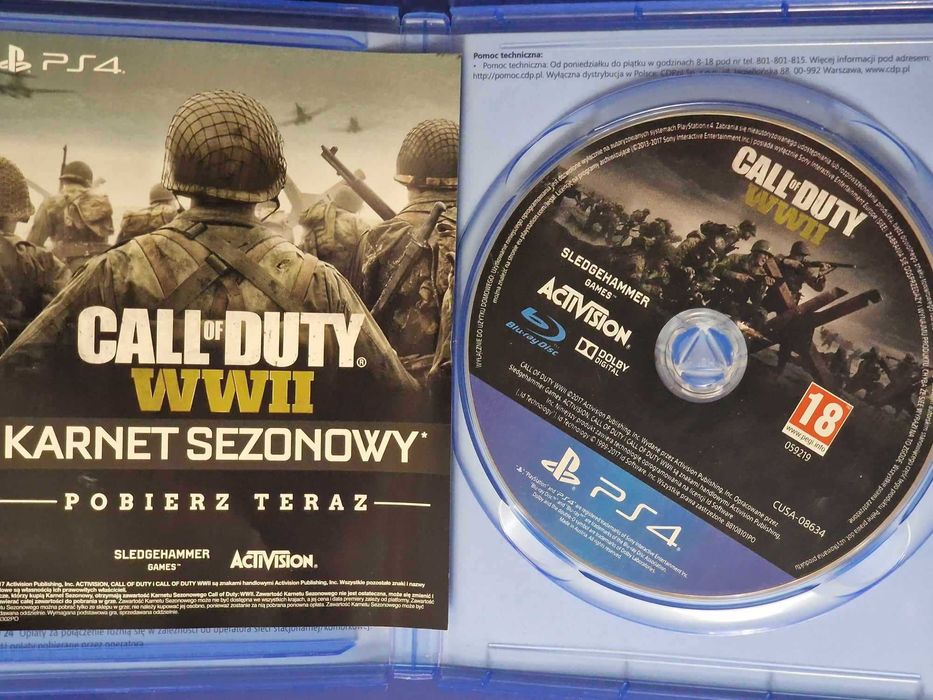 Call of Duty WWII WW2 na konsolę Sony PS4