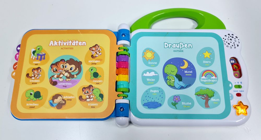 VTech Baby „Mein 100 słów” – interaktywna książka - j.niem i ang.
