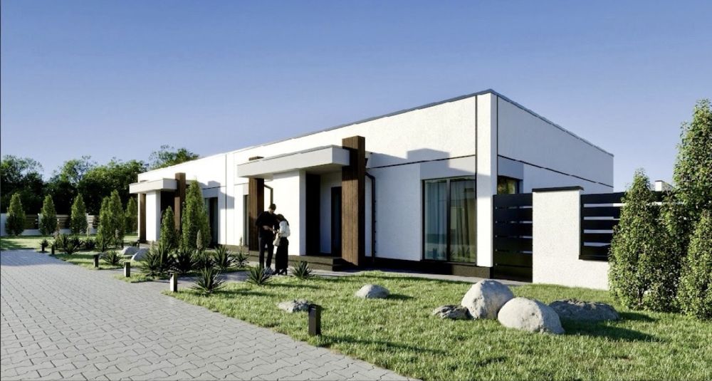 Кутовий котедж з ділянкою, продаж від забудовника. 14кВт світла