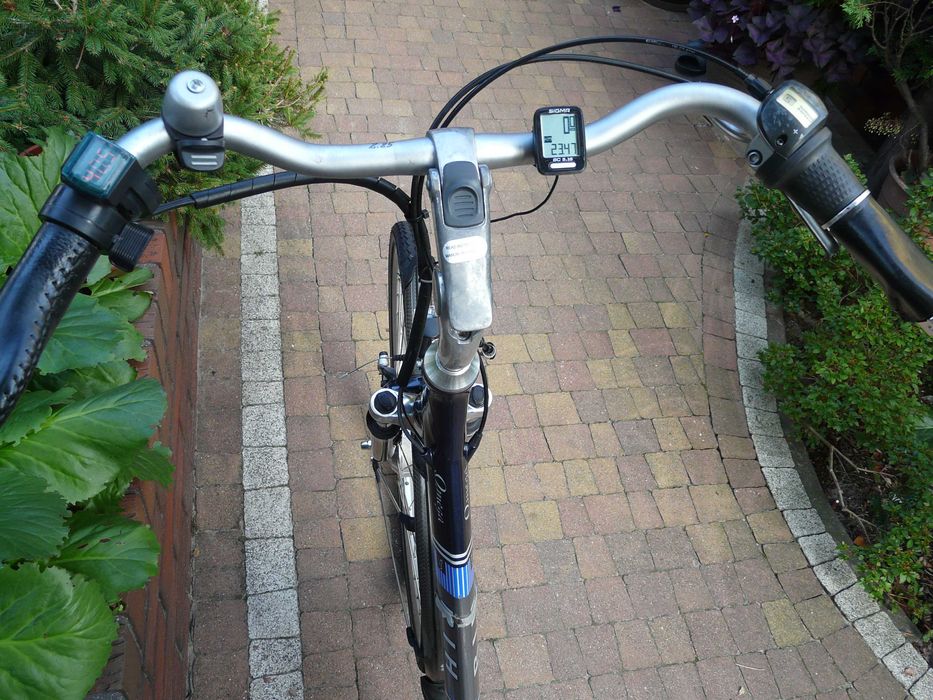 Rower elektryczny RIH  Omega 28"/48 holender,manetka,nożny
