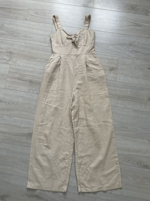 Lniany kombinezon XS Zara