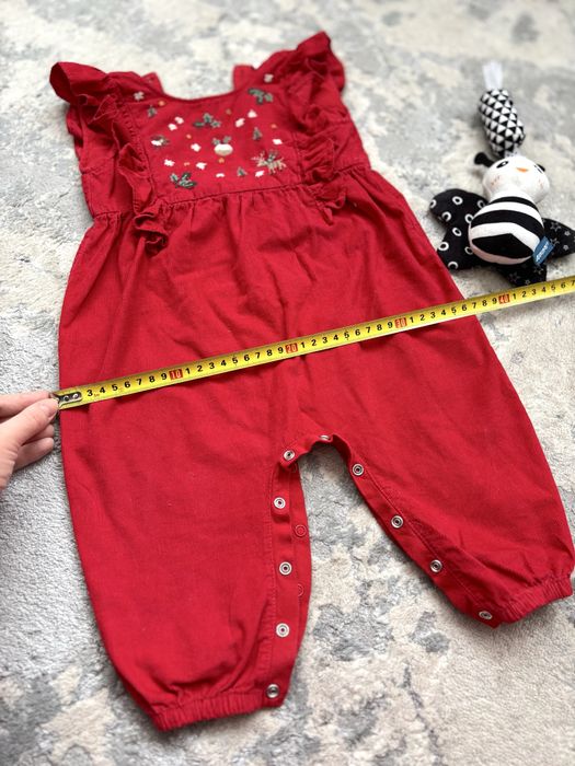Чоловічок ромпер Next святковий на дівчинку 74-80 розмір на фотосесію