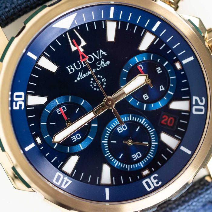 Zegarek Bulova Marine Star Chronograph 97B168 Zdzieszowice • OLX.pl