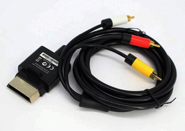 XBOX 360 - Cabo de Video AV / RCA - NOVO