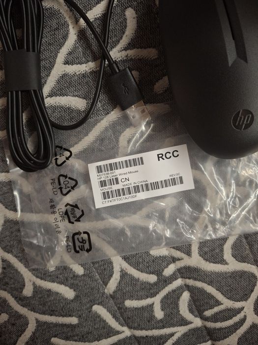 Rato hp 128 laser wired mouse
Novo