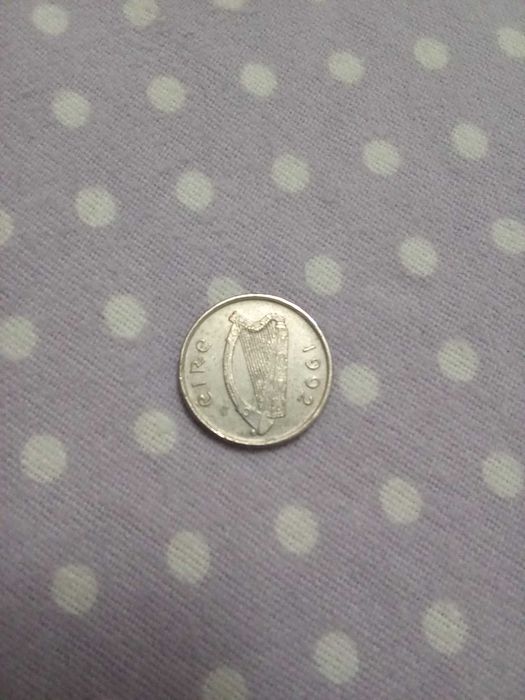 Moeda rara de 5P de 2001 prata