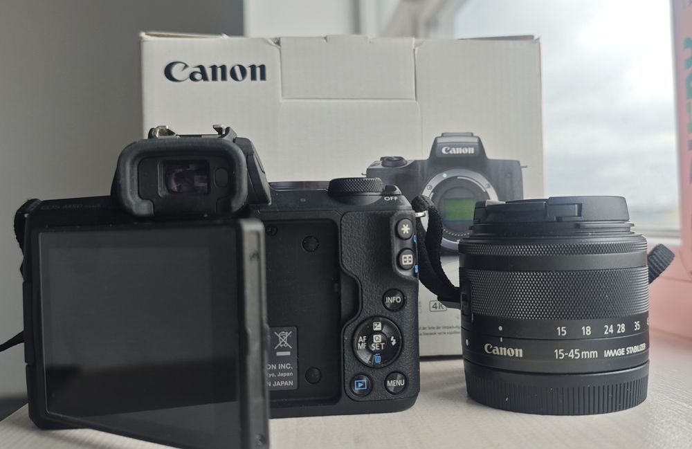 Фотоапарат Canon EOS M50 Mark II + 15-45 IS STM Kit Black