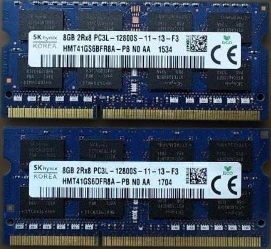 Hynix 16 GB DDR3L SO-DIMM 1600 MHz комплект 2×8 GB