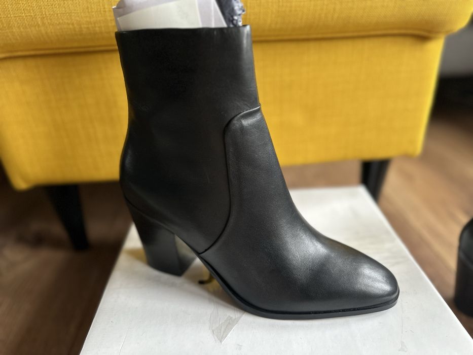 Skórzane botki damskie