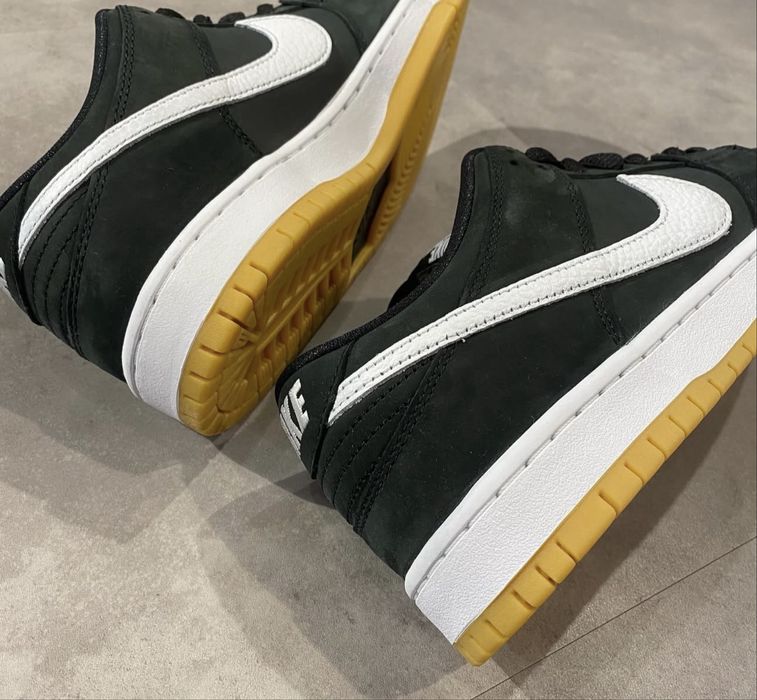 Nike Dunk Sb Black - White Gum, 37-44 Унісекс кросівки Найки