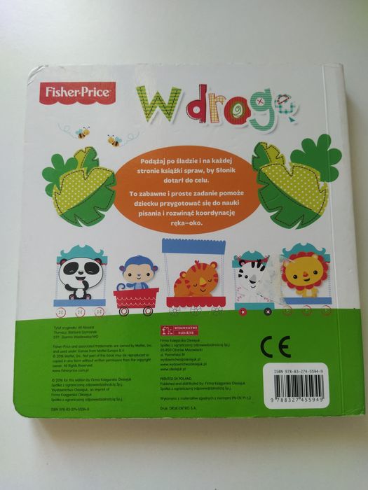 Książeczka Fisher Price W drogę
