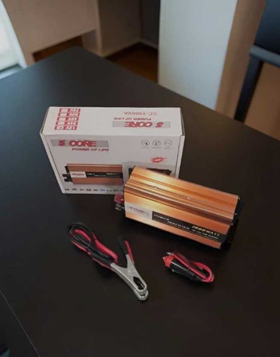 Інвертор 12v-220v 1000w, авто, work 660w, новий