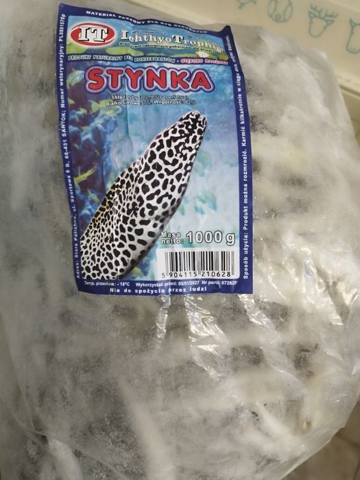 Stynka pokarm mrożony 1 kg