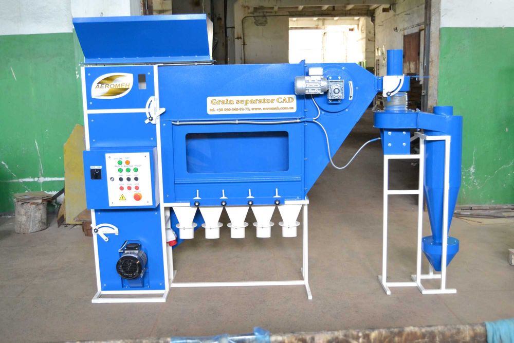 Очищення зерна - оригінальні сепаратори САД заводу АЕРОМЕХ